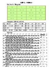 Đề thi olympic môn Toán Lớp 2 - Vòng 5